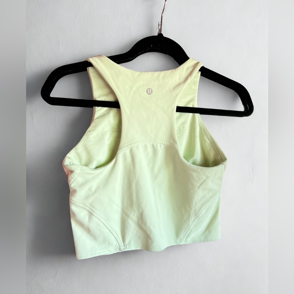Lululemon High Neck Green Sports Bra